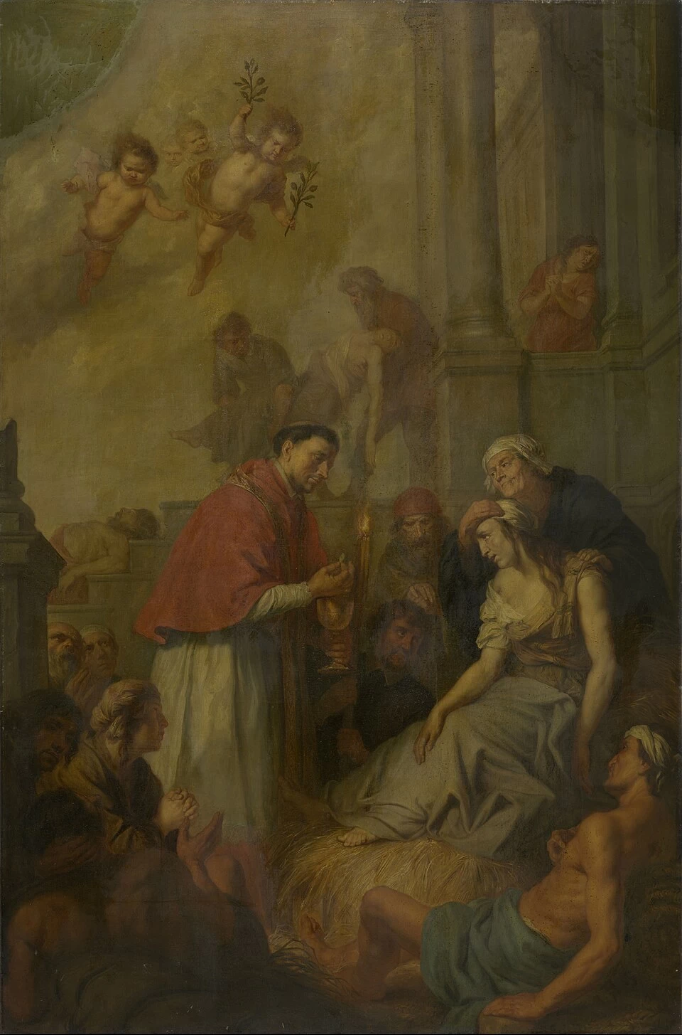 San Carlo Borromeo cura gli appestati - Museo di Belle Arti di Gand